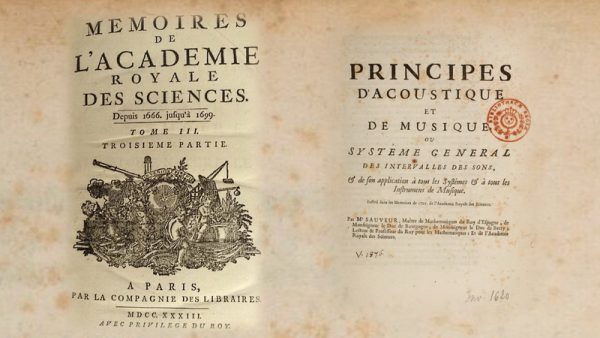 Progression d'octaves de Joseph Sauveur