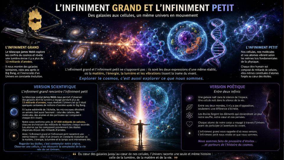 L'infiniment grand et l'infiniment petit