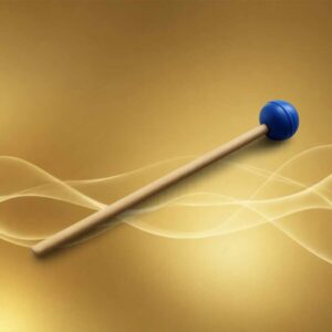 Petite mailloche Bleue pour diapasons (15 cm)